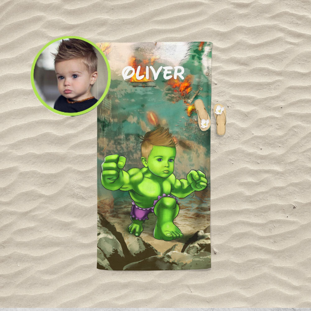 CUSTOM PORTRAIT BEACH TOWEL-BUY 2 SAVE 10%