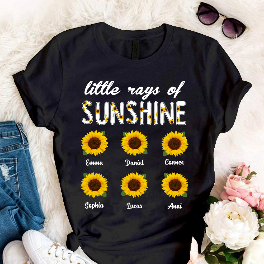 Custom Name Sunflower Unisex Heavy Cotton Tee