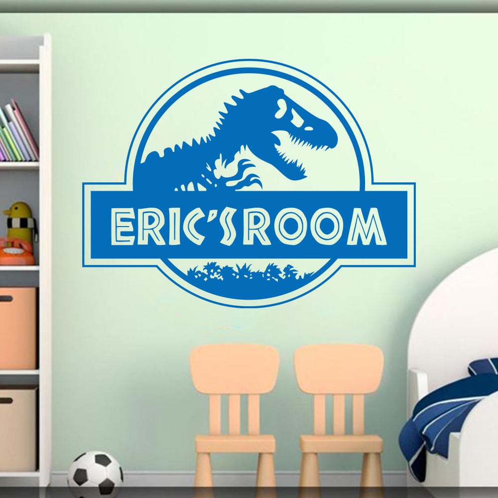 CUSTOM DINOSAUR WALL DECAL-BUY 2 SAVE 10%