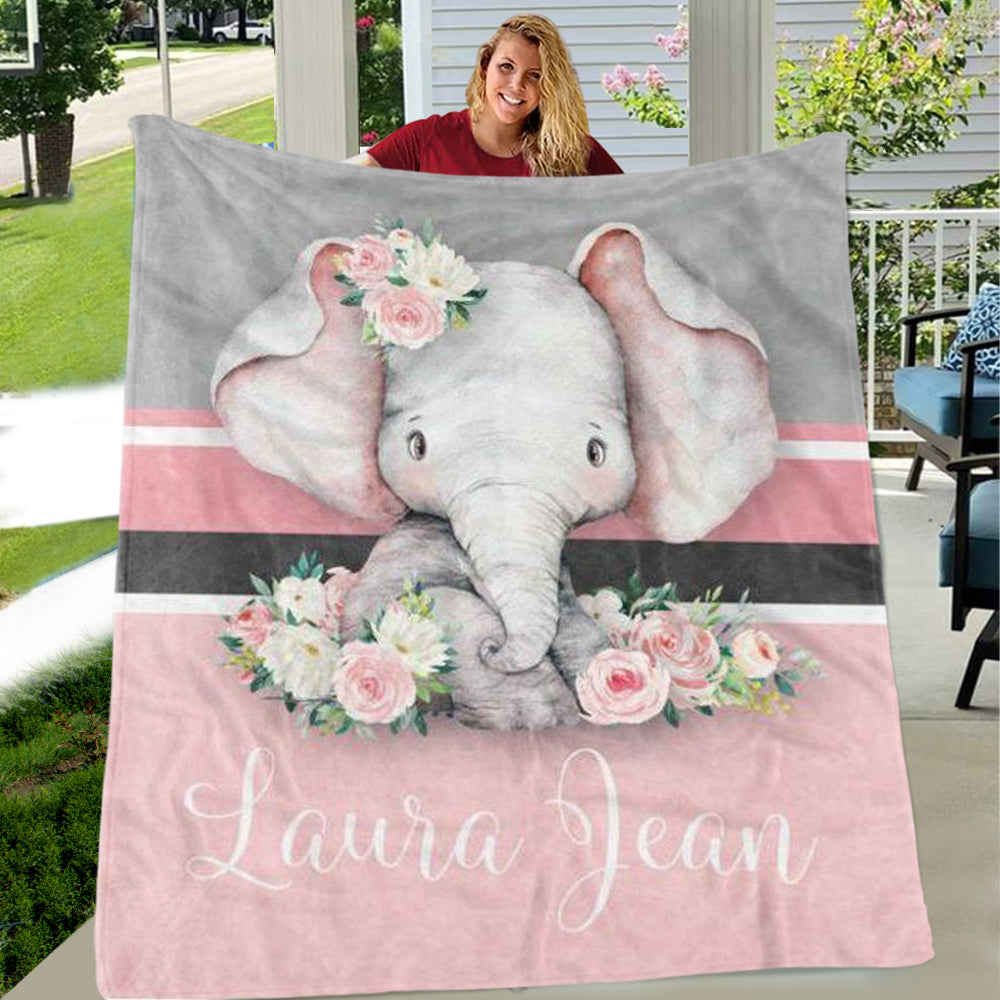 Personalized Baby Blanket-MADE IN USA