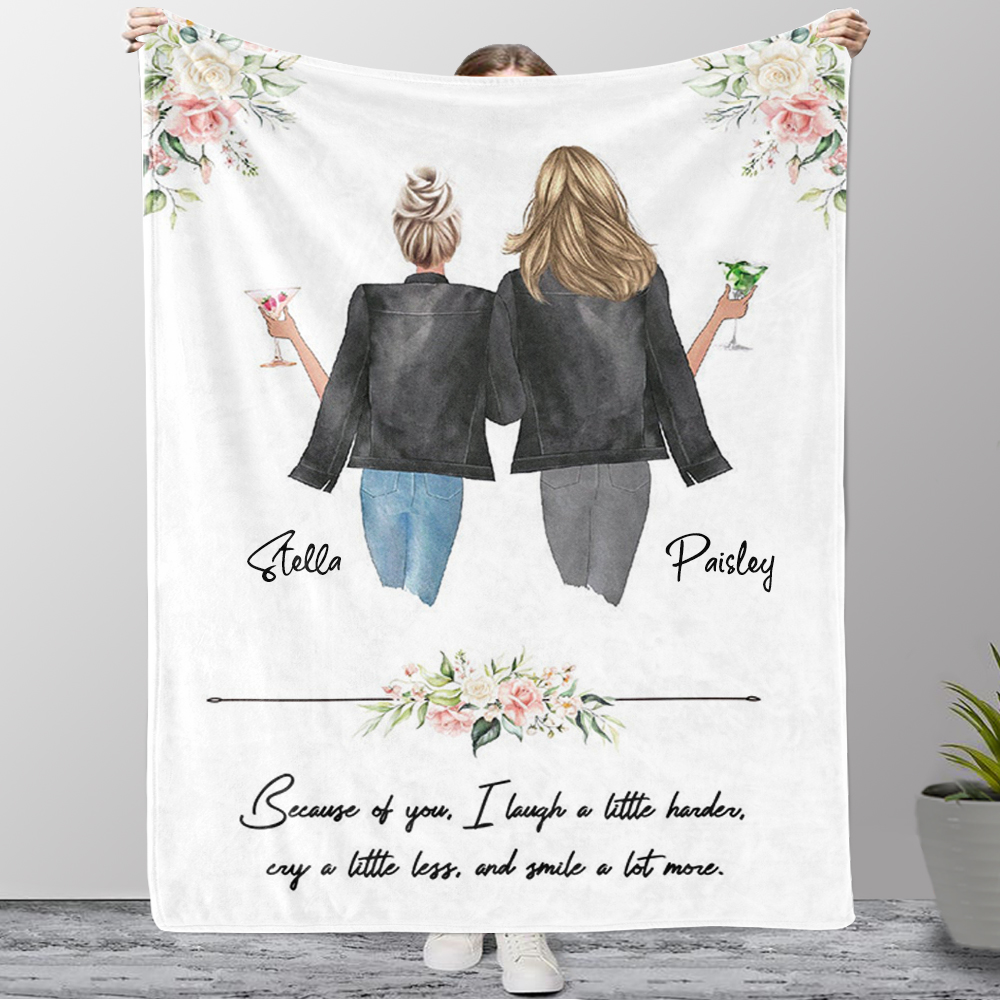 Custom Name Blankets for Best Friends I - Made in USA