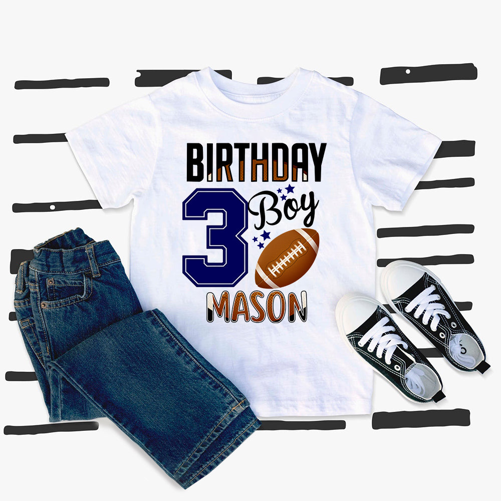 Custom Name Kids Birthday Tee ⅠⅠⅠ