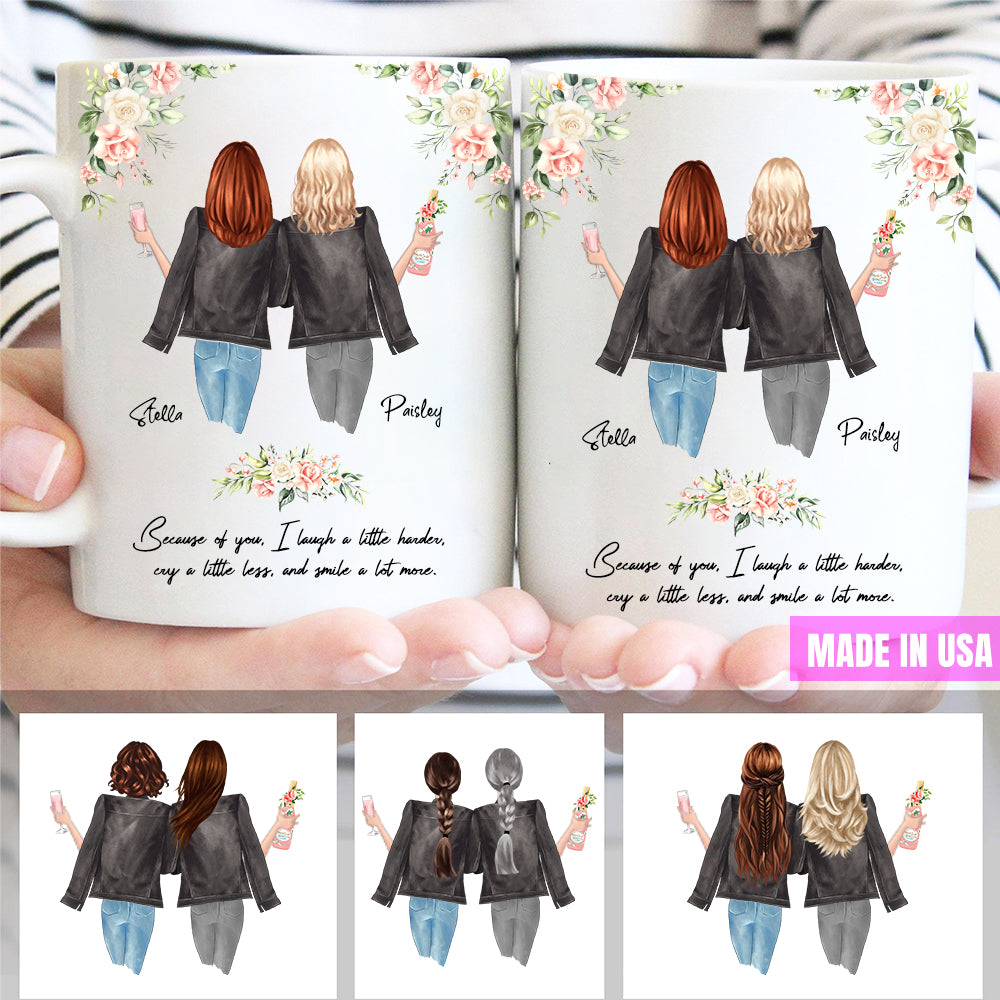 Custom Best Friends Mugs - Made in USA