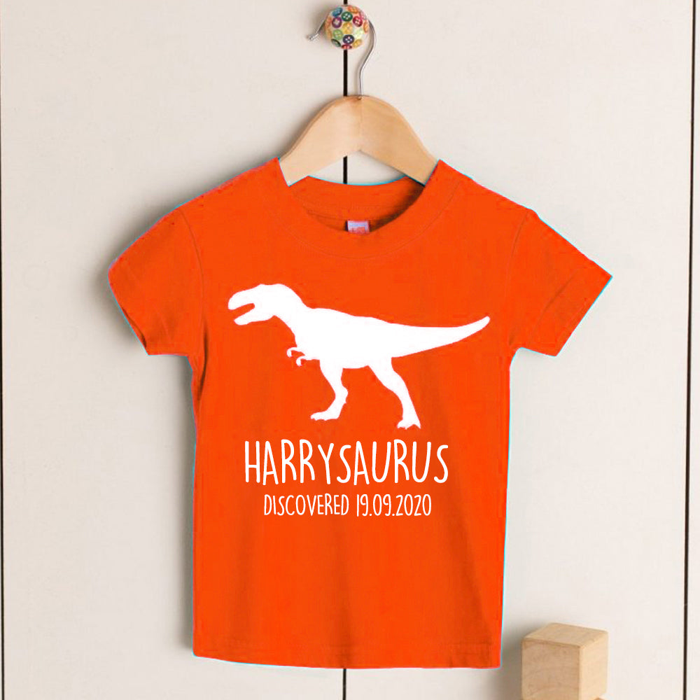 Personalized Kids Dinosaur T-Shirts (P)