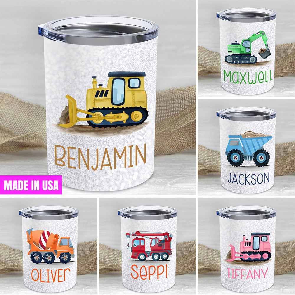 Custom Name Truck Tumbler - Made in USA,Ships in 3 Days