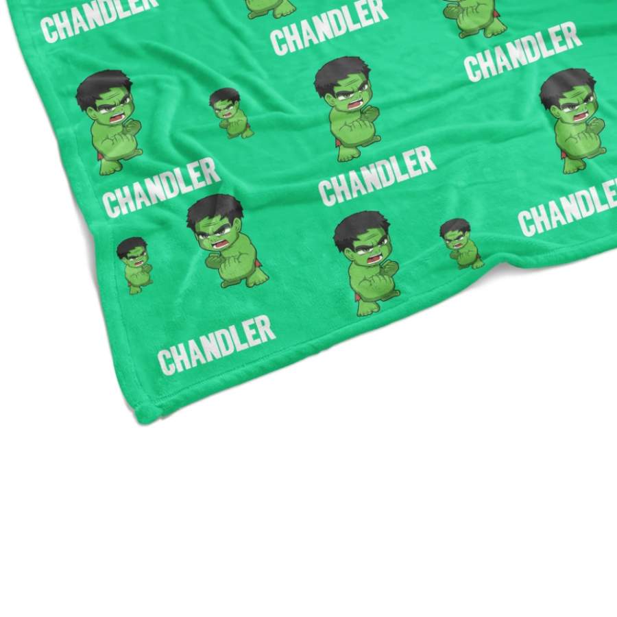 Custom Name Hulk Blanket, New Christmas Gift!