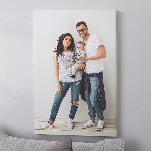 Personalized Family Canvas Art Set I02-Photo Memories