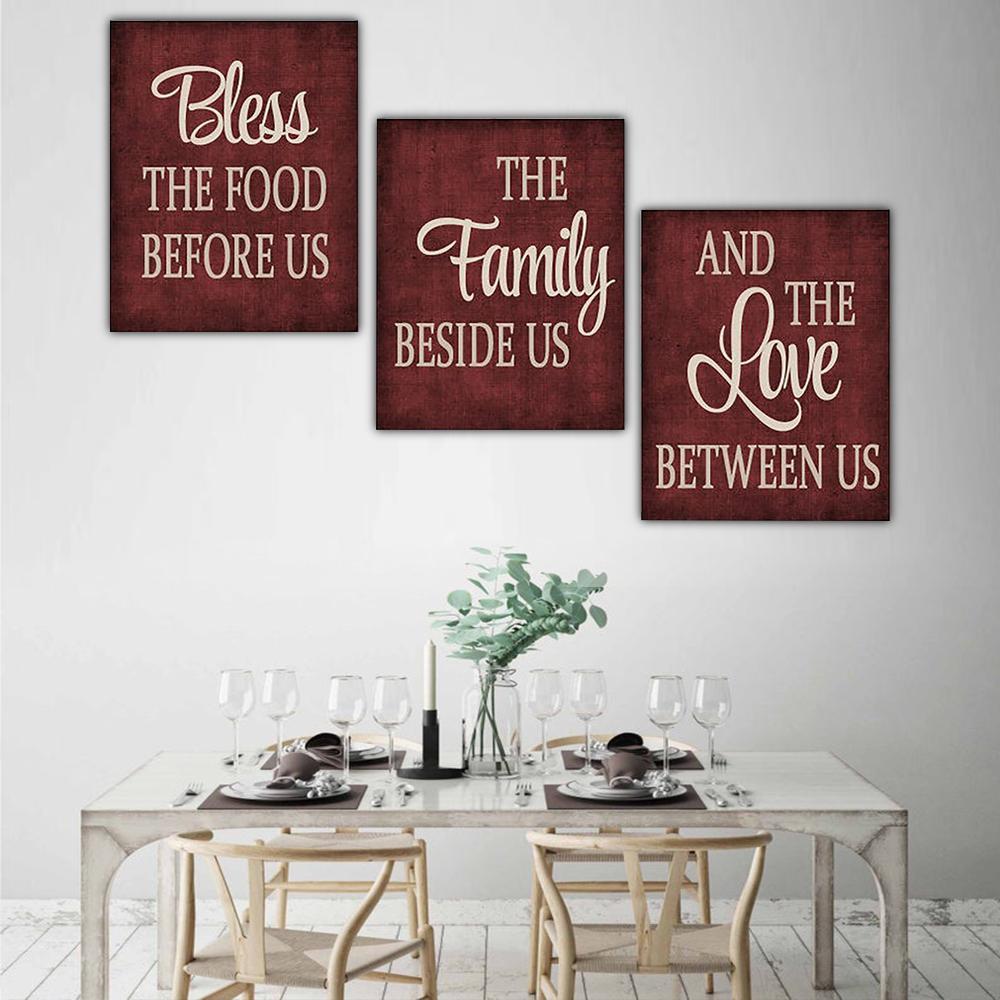 KITCHEN Canvas Art Set I