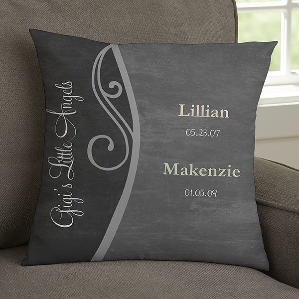 My Grandkids Personalized 14" Throw Pillow