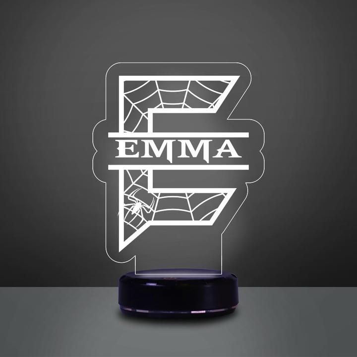 Custom Initial & Name Night Light - 7 Colors 3D Night Light, New Christmas Gift!