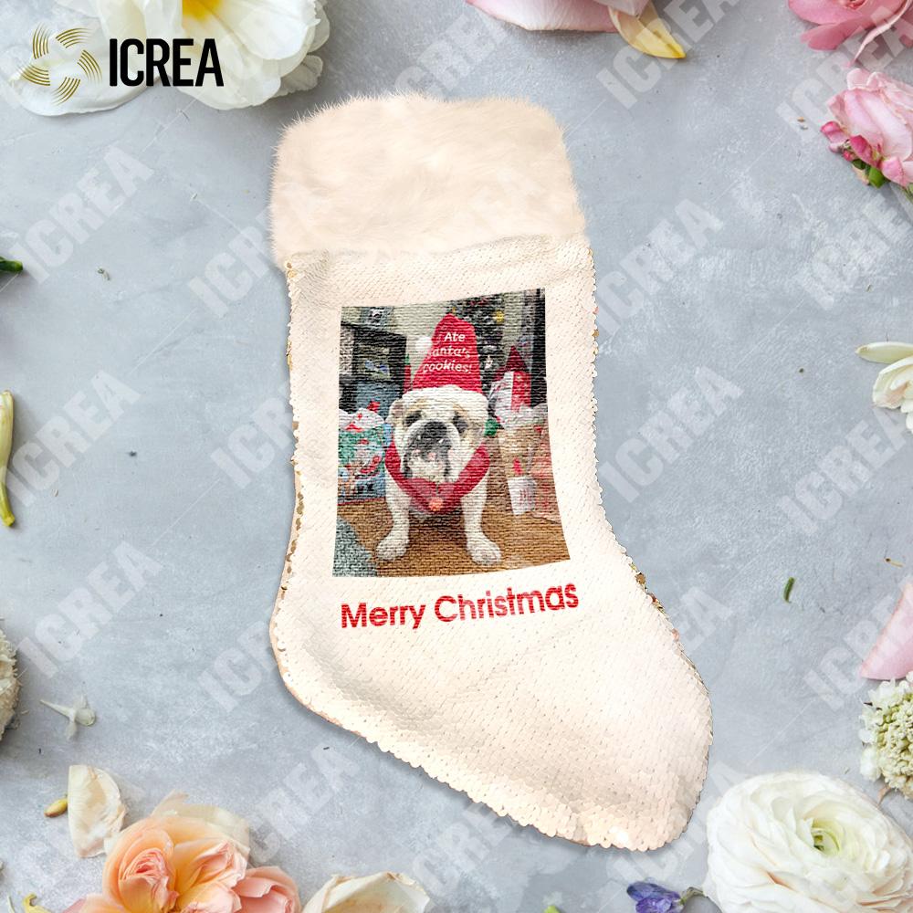 Personalized Sequins Christmas Stocking