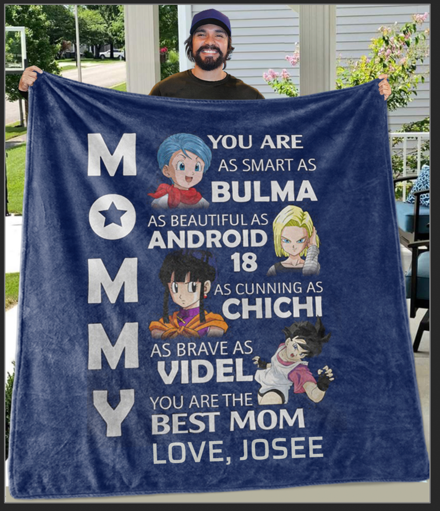 Custom Mom Blankets with Nickname & Kids' Names
