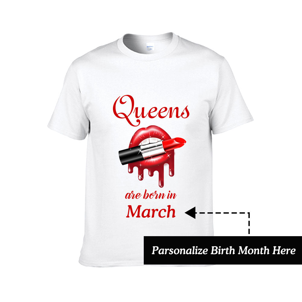 Personalized Tee with Month of Birth