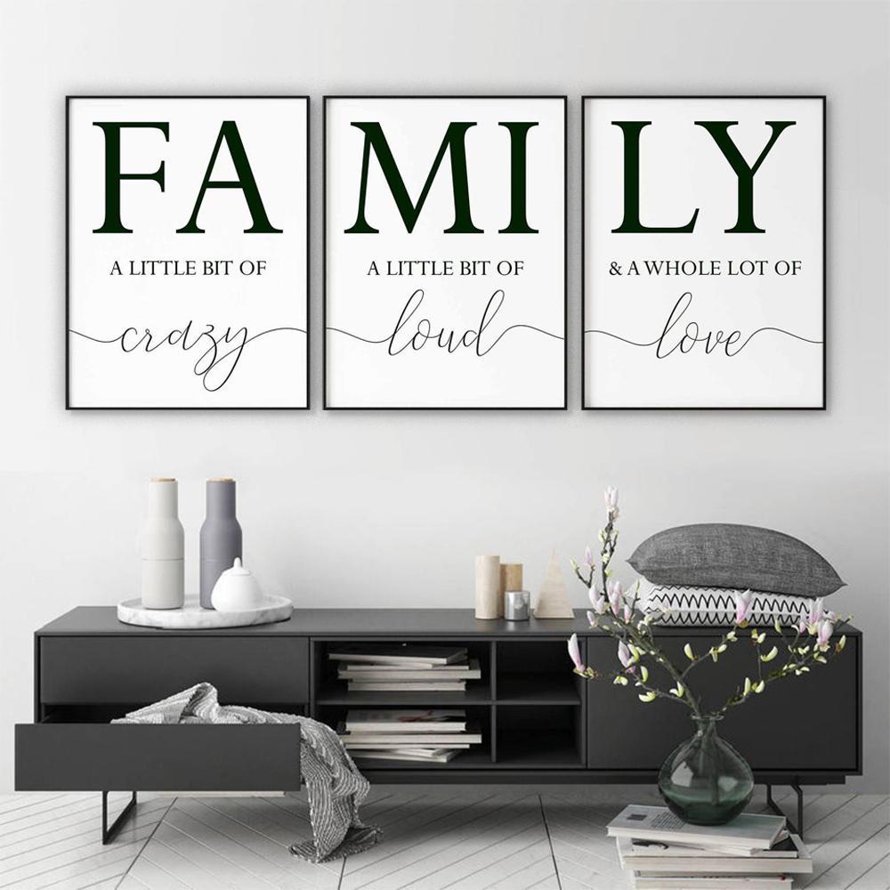 FAMILY Canvas Art Set I