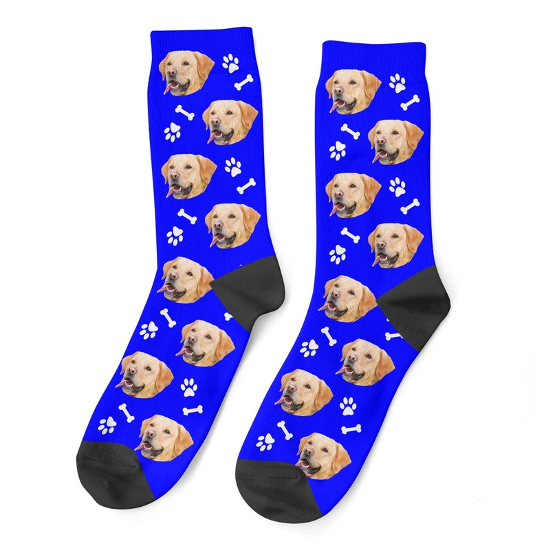 New Custom Christmas Socks With Your Pet's Face