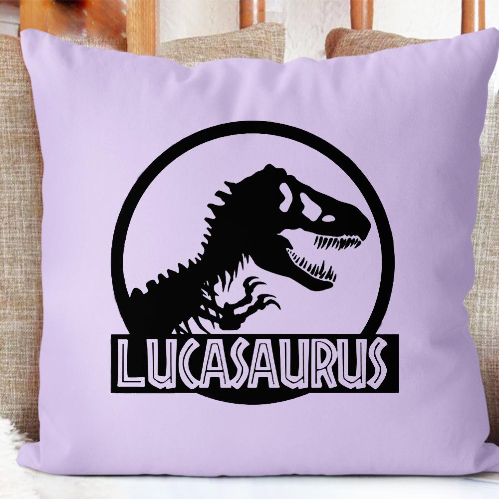 Personalize Name  Dinosaur pillowcase，Baby's first christmas gift