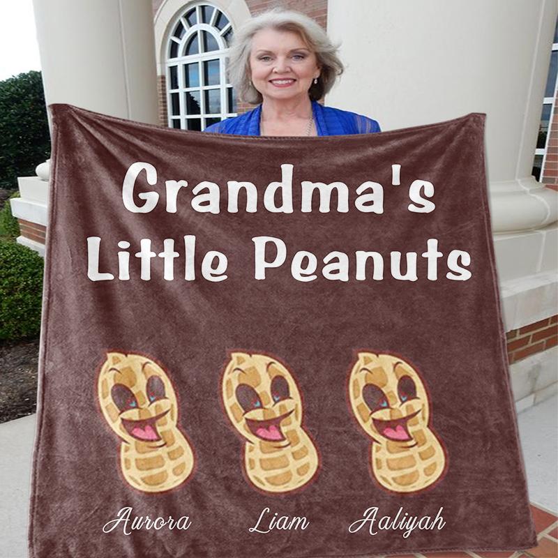 Custom CHRISTMAS BLANKET with Nickname & Kids Names
