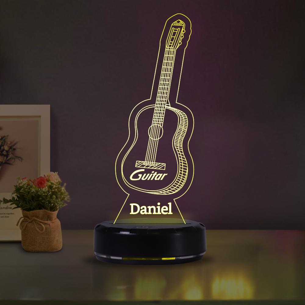 Custom Name Guitar Acrylic Night Lights II