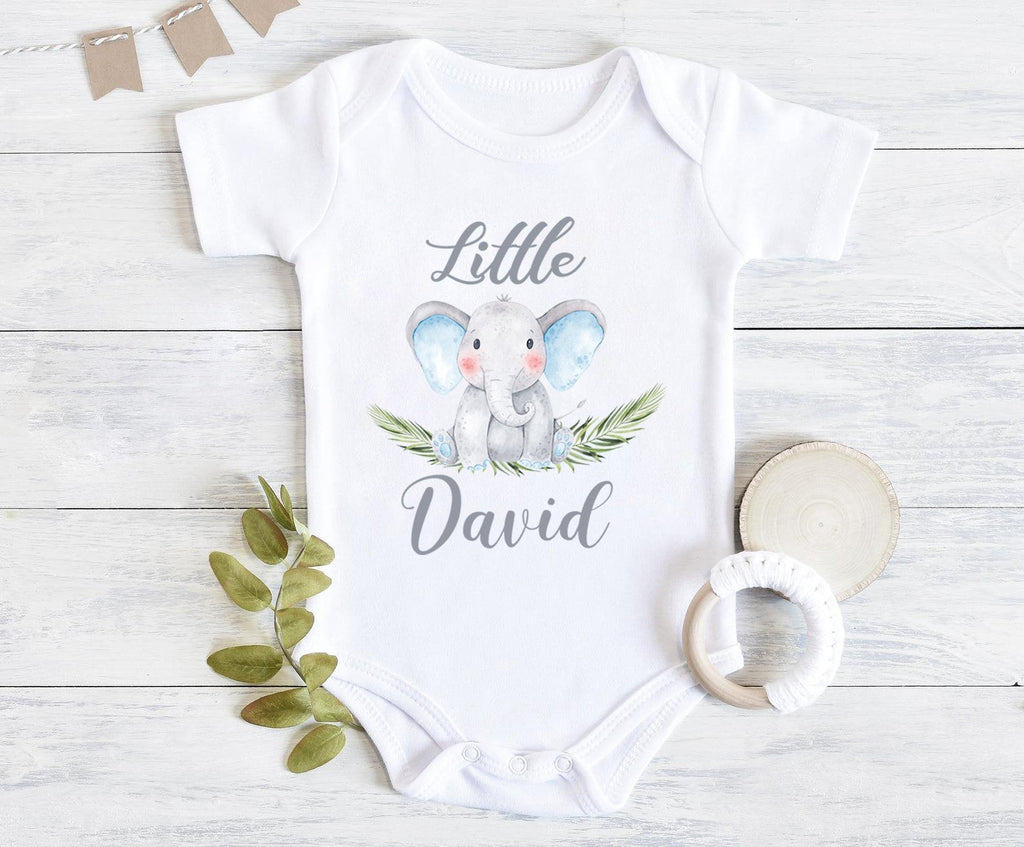 Personalized Baby Onesie I03-Elephant