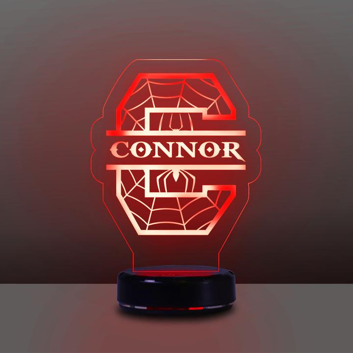 Custom Initial & Name Night Light - 7 Colors 3D Night Light, New Christmas Gift!