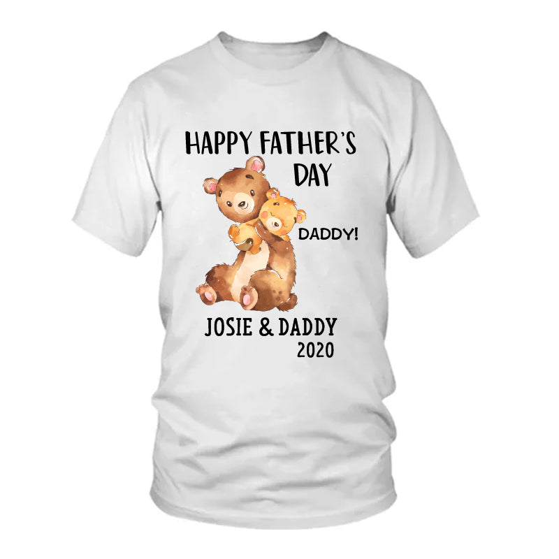 Custom Bear Father's Day Fleece Blankets / Baby Onesies / Dad Shirts