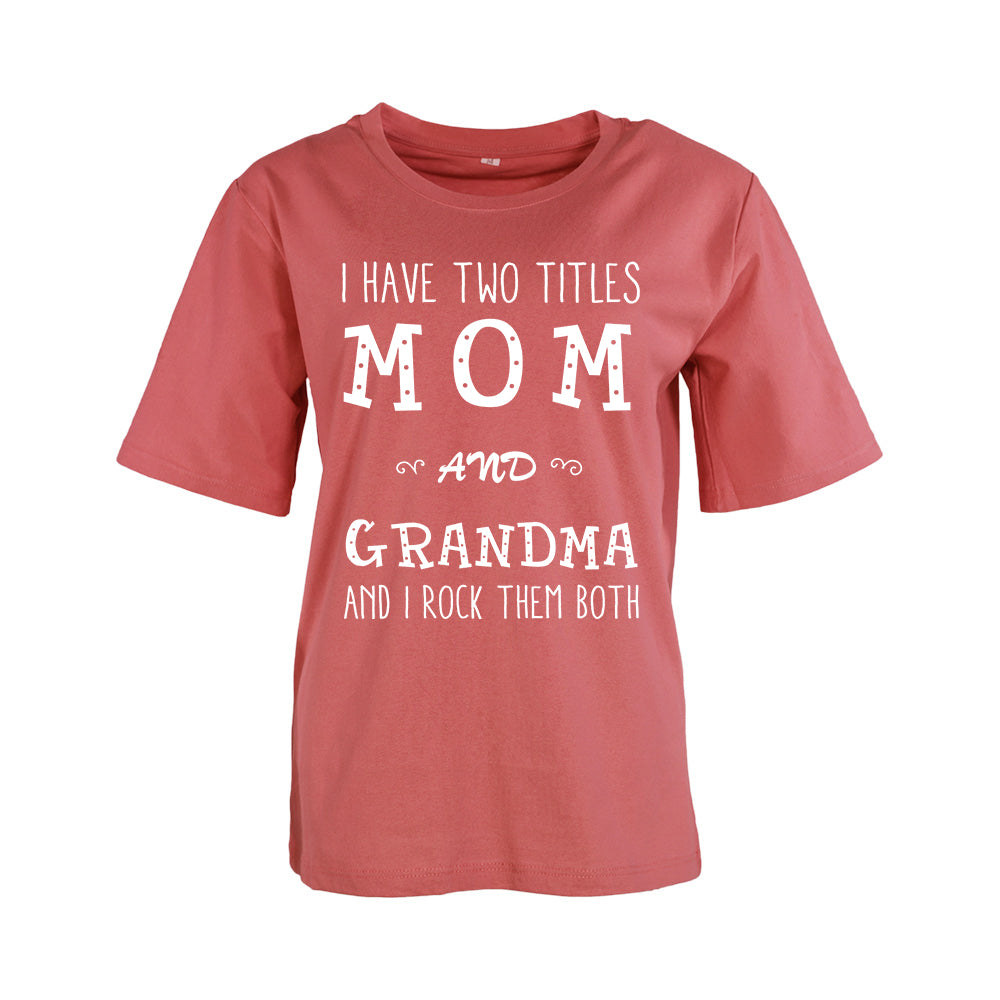 I Have Two Titles — Oversize Boyfriend Tee