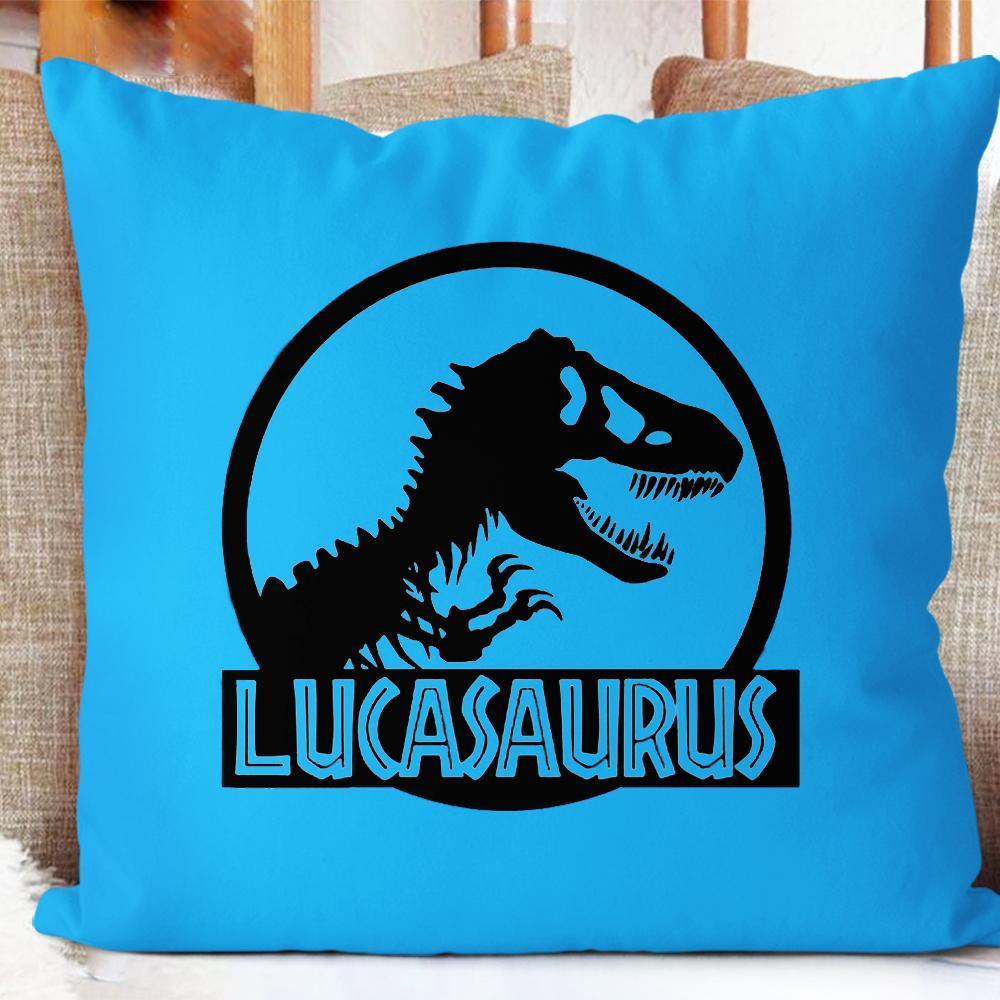 Personalize Name  Dinosaur pillowcase，Baby's first christmas gift