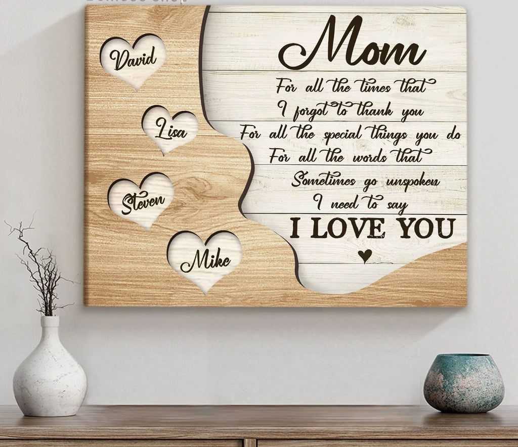 Personalized Family Canvas Art Set 10