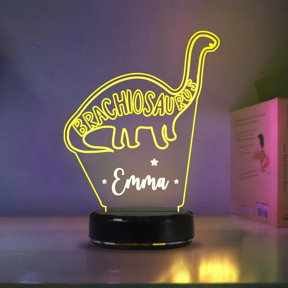 Custom Dinosaur Children's Night Lights with Name, New Christmas Gift!