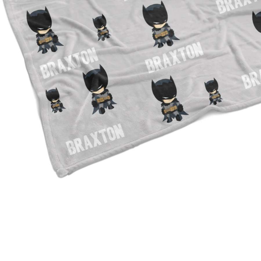Custom Name Batman Blanket, New Christmas Gift!