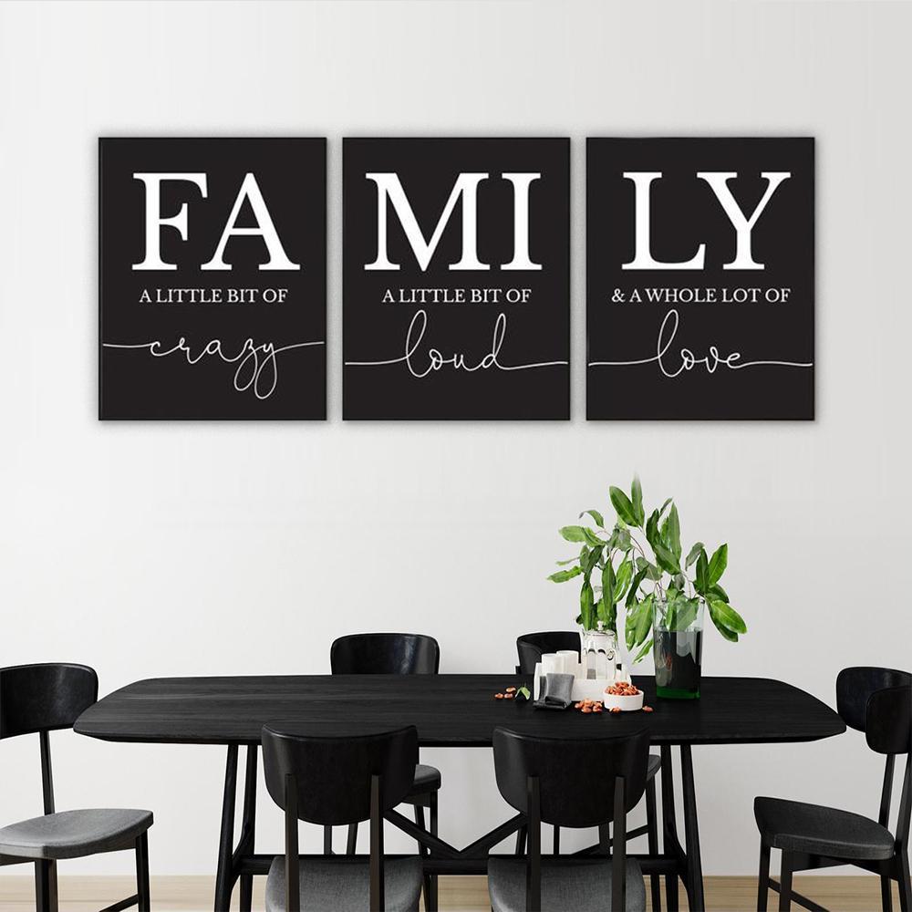 FAMILY Canvas Art Set IV