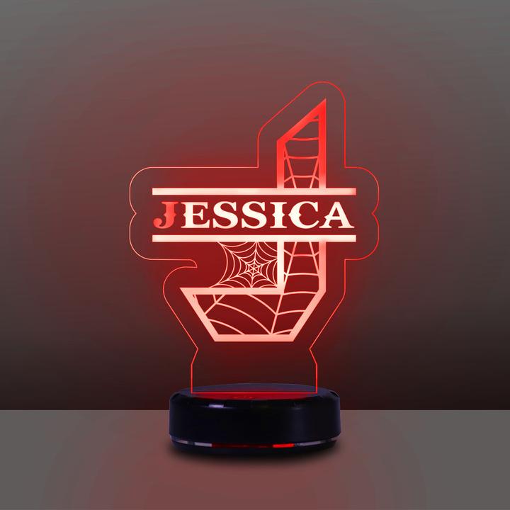 Custom Initial & Name Night Light - 7 Colors 3D Night Light, New Christmas Gift!