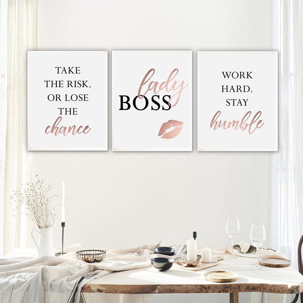 FAMILY Canvas Art Set VIII, LADY BOSS Canvas Print