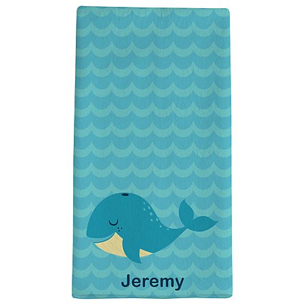 Custom Name Beach Towel Unicorn Mermaid Shark Whale