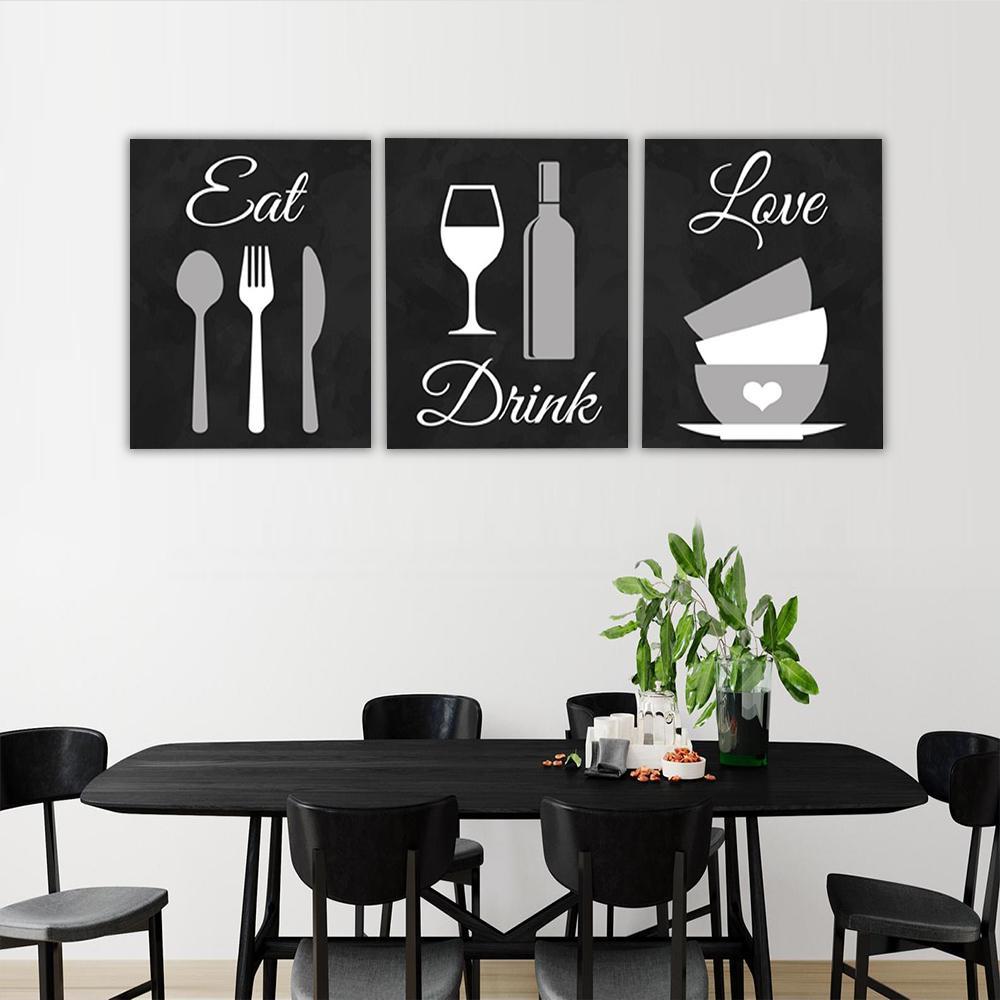 KITCHEN Canvas Art Set II