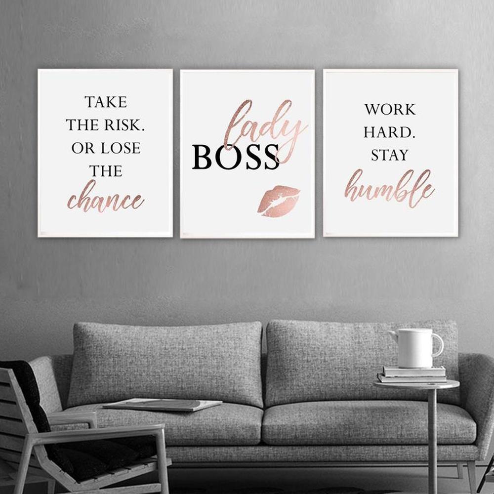 FAMILY Canvas Art Set VIII, LADY BOSS Canvas Print