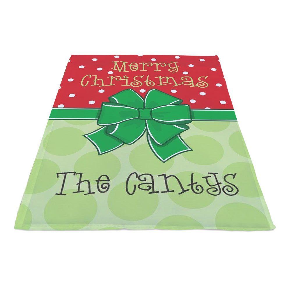 Personalized Merry Christmas  Blanket