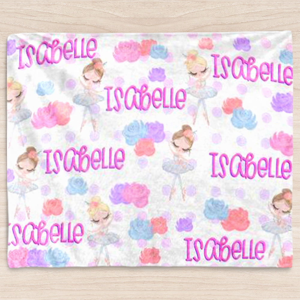 Custom Baby Name Blanket, Personalized Baby Blankets,