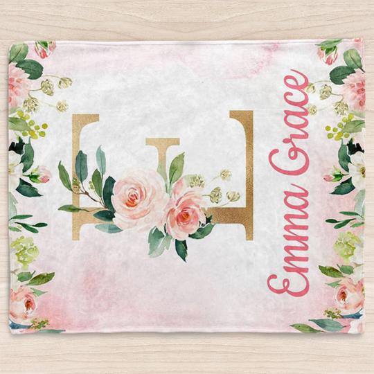 Custom Baby Name Blanket,