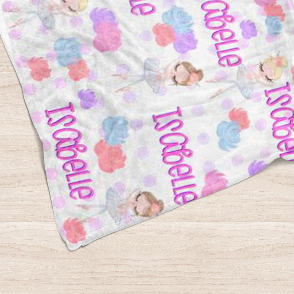 Custom Baby Name Blanket, Personalized Baby Blankets,