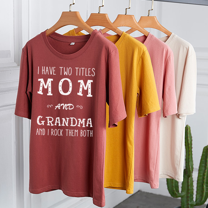 I Have Two Titles — Oversize Boyfriend Tee