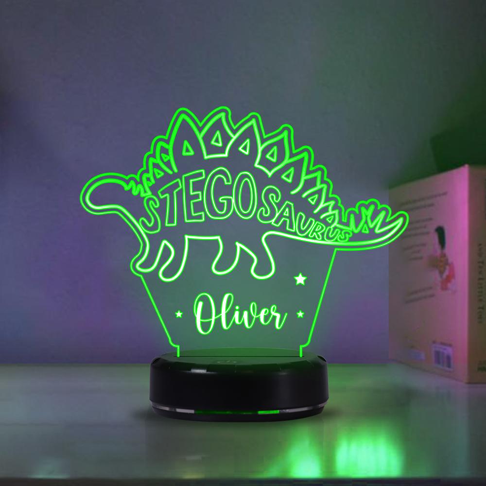 Custom Dinosaur Children's Night Lights with Name, New Christmas Gift!