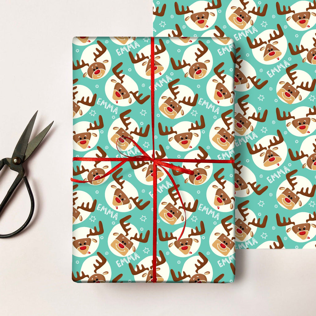 Personalized Name Wrapping Paper,Christmas Wrapping Pape，Gift Wrapping,