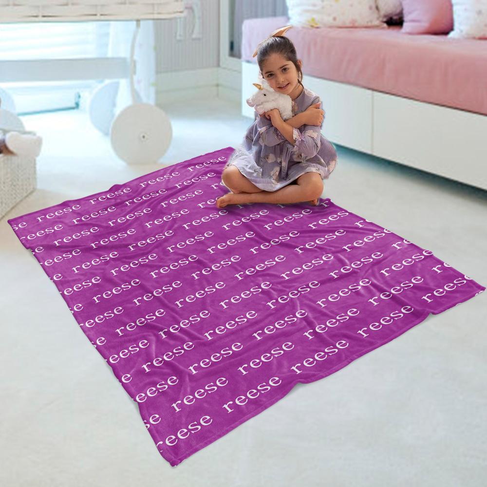 Personalized Name Premium Fleece Blanket