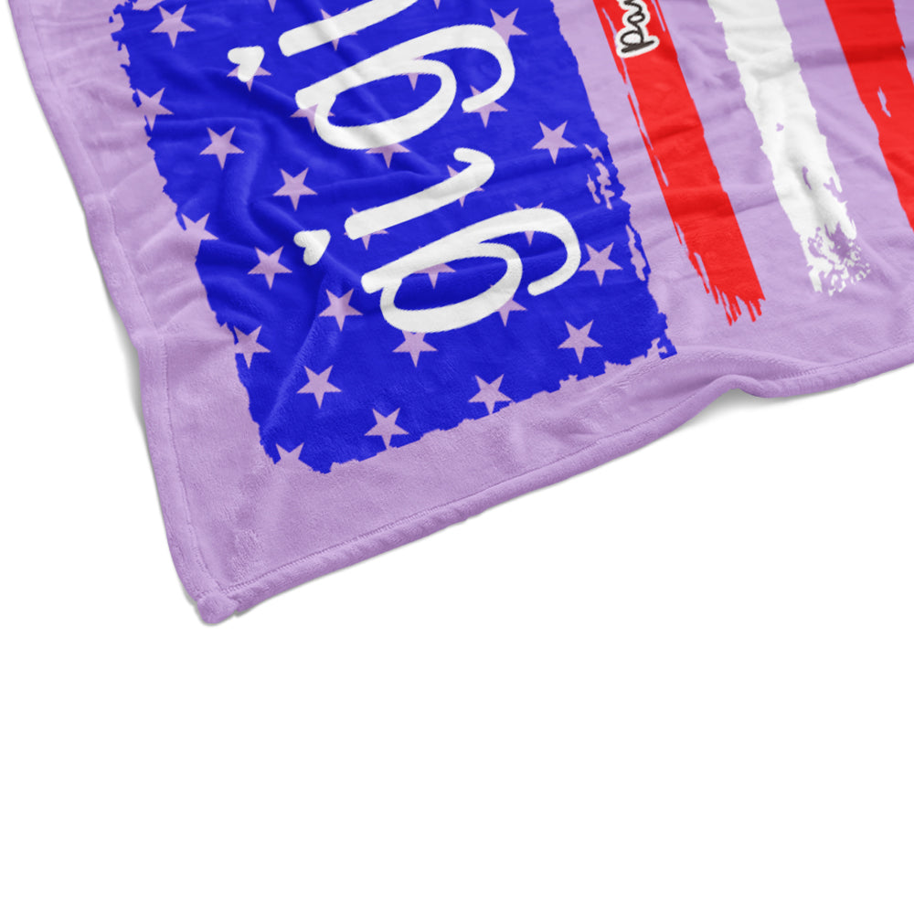 Personalized Fleece Blanket with Title & Kids' Names