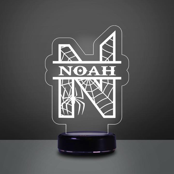 Custom Initial & Name Night Light - 7 Colors 3D Night Light, New Christmas Gift!
