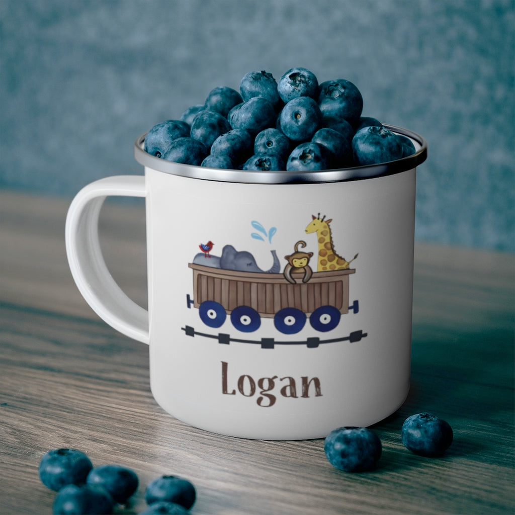Custom Name Train Enamel Campfire Mug Ⅱ