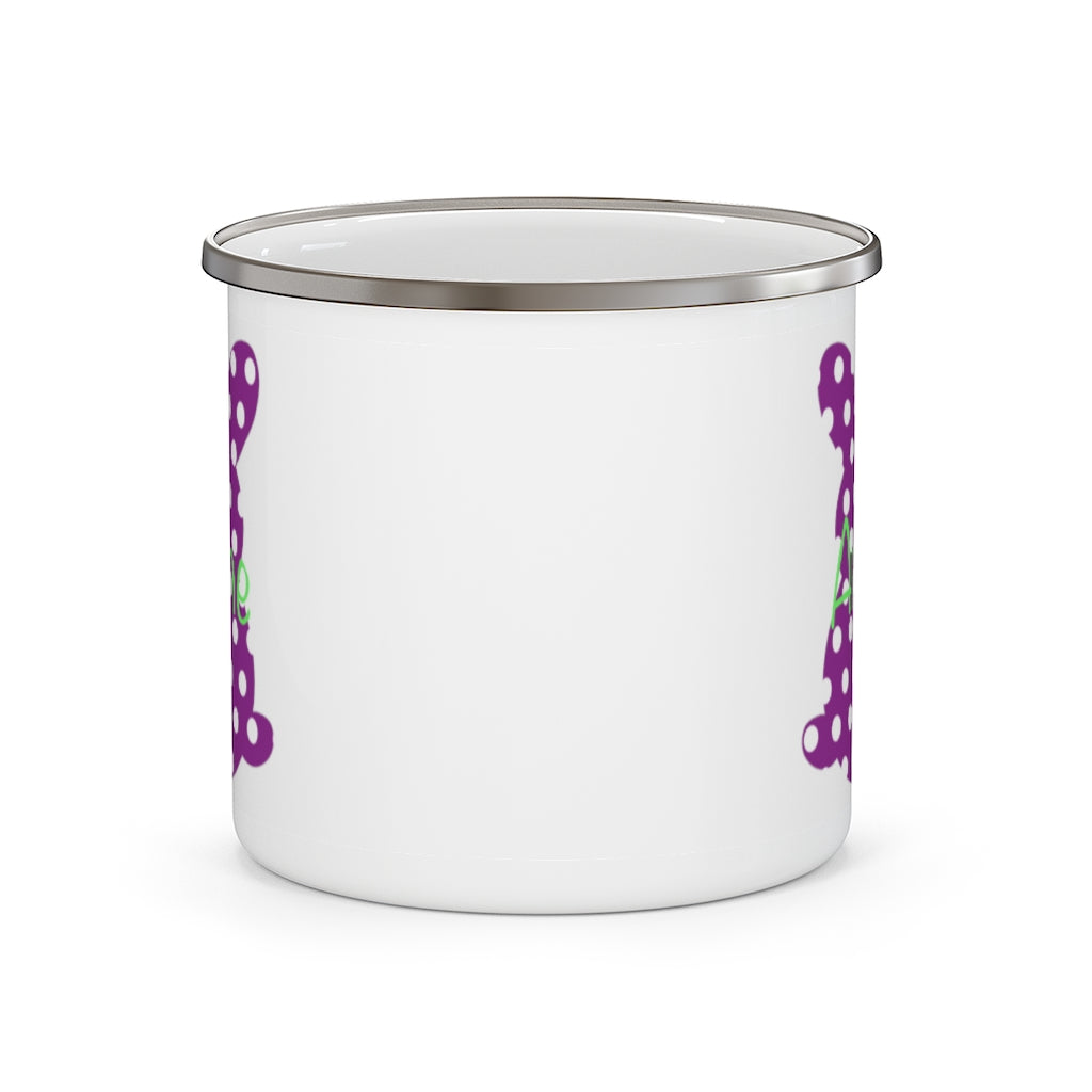 Custom Name Rabbit Easter Children's Enamel Campfire Mug I