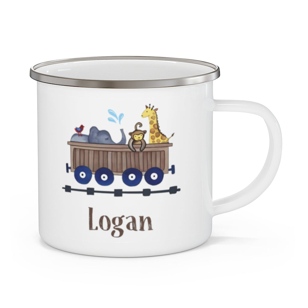 Custom Name Train Enamel Campfire Mug Ⅱ