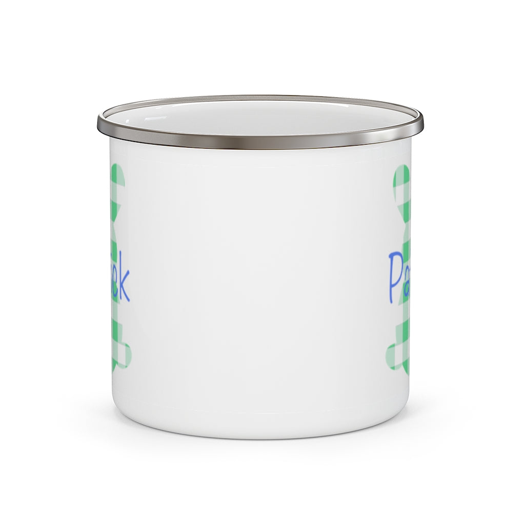 Custom Name Rabbit Easter Children's Enamel Campfire Mug III